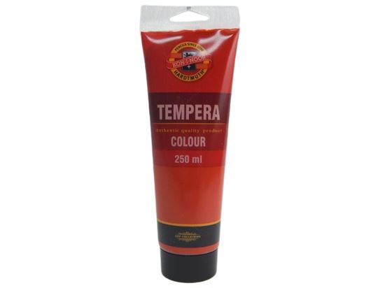 Obrázek z Temperová barva - červená světlá / tuba 250 ml