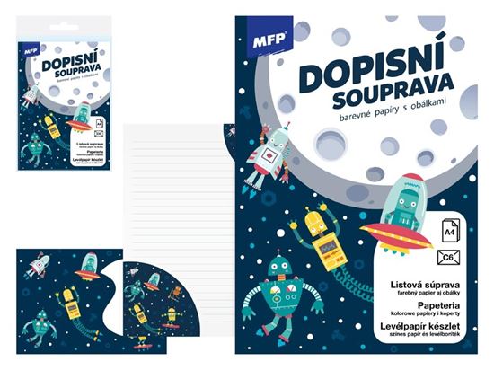 Obrázek z Dopisní papír 5 + 10 - Vesmír