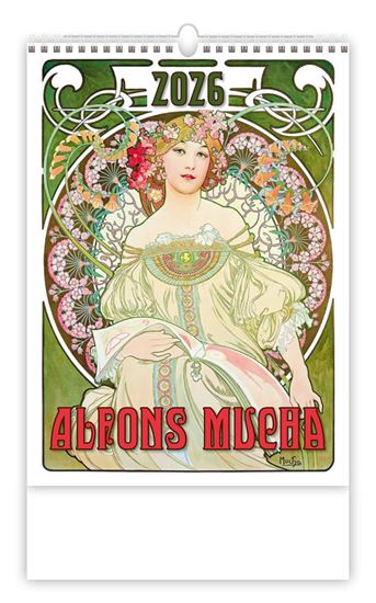 Obrázek z Kalendář nástěnný Alfons Mucha / N177