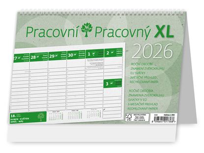 Obrázek Kalendář stolní pracovní XL / S68