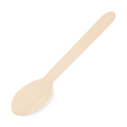 Obrázek Lžíče dřevěná - 11 cm / 10 ks