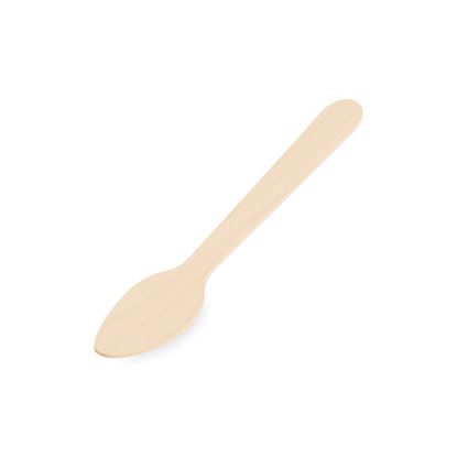 Obrázek Lžíče dřevěná - 11 cm / 100 ks