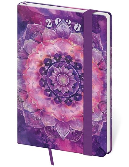 Obrázek z Diář VARIO - týdenní kapesní / Mandala