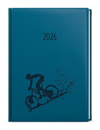 Obrázek Diář VIVELLA s ražbou - A5 / týdenní / petrolejová / kolo