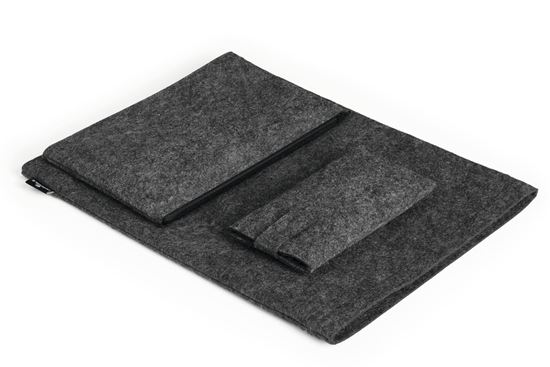 Obrázek z Obal na notebook vícedílný MultiBag Effect - antracitová / 16,4"