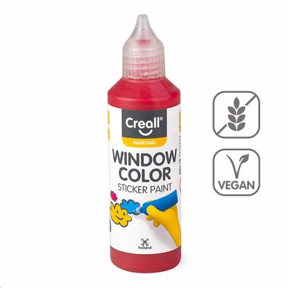 Obrázek Barva na sklo Creall Widow Color - 80 ml / červená