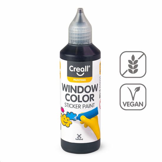 Obrázek z Barva na sklo Creall Widow Color - 80 ml / černá