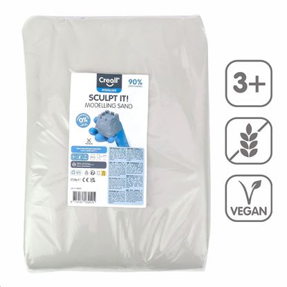 Obrázek Modelovací písek Creall Sculpt it! - 1 750 g / náhradní náplň přírodní