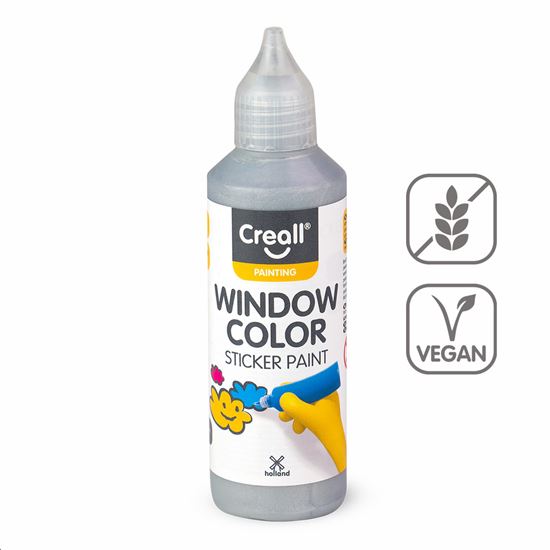 Obrázek z Barva na sklo Creall Widow Color - 80 ml / stříbrná