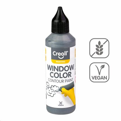Obrázek Konturovací barva Creall Windows Color - 80 ml / stříbrná