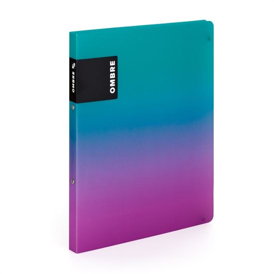 Obrázek z Desky A4 kroužkové OMBRE - 2 kroužek / růžová