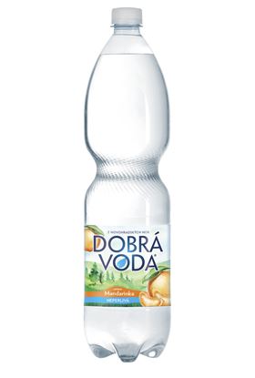 Obrázek Dobrá voda s příchutí - mandarinka / neperlivá / 1,5 l