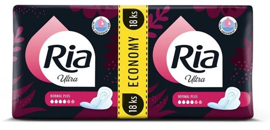Obrázek z Ria Ultra Normal Plus duopack dámské vložky - 18 ks