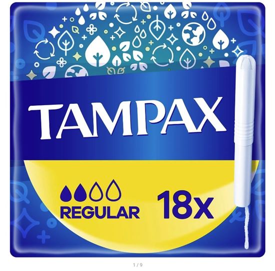 Obrázek z Tampax Regular dámské tampony - 18 ks