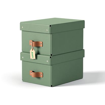 Obrázek Úložný box Leitz Puro S - zelená / 2 ks