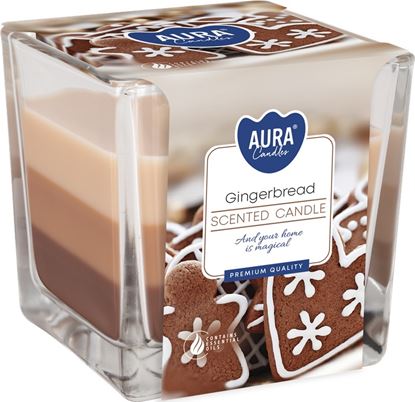 Obrázek Vonná svíčka tříbarevná - Gingerbread