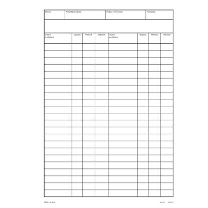 Obrázek Docházkový sešit pro žáky A4 / 250 stran