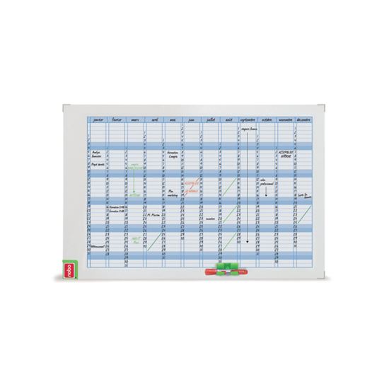 Obrázek z Plánovací tabule PLUS - roční / 720 x 50 x 1030