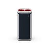Obrázek z Odpadkový koš KOBRA WASTEE na kov - 60 L / červená