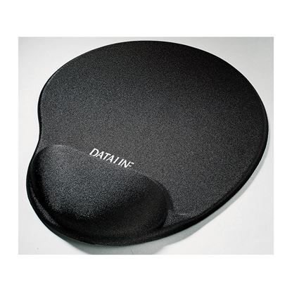 Obrázek Podložka gelová pod myš Dataline - černá
