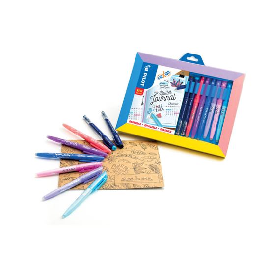 Obrázek z Roller Pilot FriXion Ball Bullet Journal sada 8ks + sešit