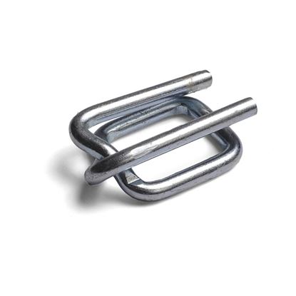 Obrázek Spony drátěné pro PES pásku 19 mm / 1 000 ks / pozinkované