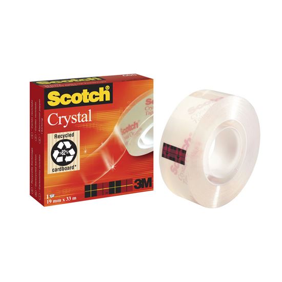 Obrázek z Lepicí páska Scotch Crystal - 19 mm x 33 m