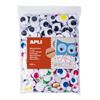 Obrázek z Samolepicí pohyblivé oči APLI Jumbo mix velikostí / 600 ks