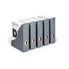 Obrázek z Stojan na časopisy Varicolor Magazine set - šedo-barevný / 5 stojanů