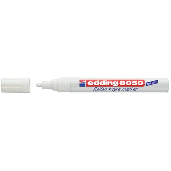Obrázek z Popisovač Edding 8050 na pneu - bílá