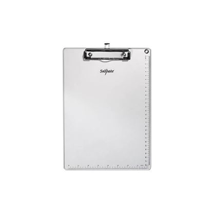 Obrázek Podložka A4 s klipem Snopake - kovový rám / stříbrná