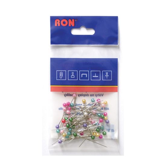Obrázek z Špendlíky barevné RON - 50 ks