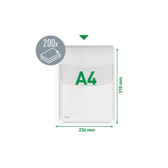 Obrázek z Závěsný obal A4 s rozšířenou kapacitou Esselte - závěsný s chlopní / 5 ks