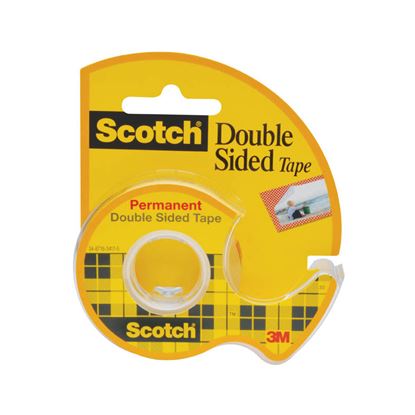 Obrázek Lepicí páska oboustranná Scotch s odvíječem - 12 mm x 6,3 m