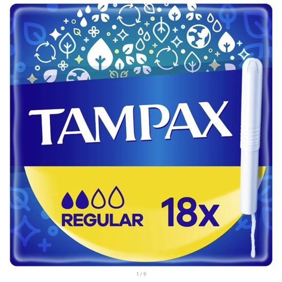 Obrázek z Tampax Regular dámské tampony - 18 ks