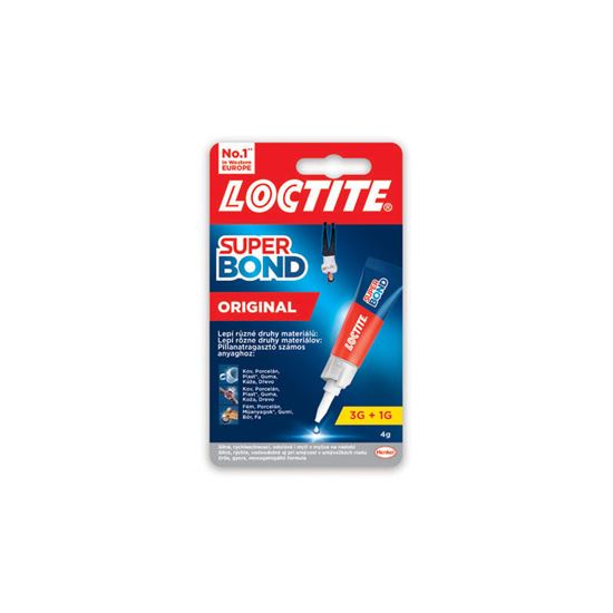 Obrázek z Vteřinová lepidla LOCTITE SuperBond ORIGINAL 4g