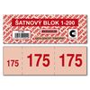 Obrázek z Šatnové bloky Baloušek 135 x 47 mm / 1-200 / 8 odstínů barev / ET295