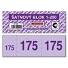 Obrázek z Šatnové bloky Baloušek 135 x 47 mm / 1-200 / 8 odstínů barev / ET295