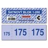 Obrázek z Šatnové bloky Baloušek 135 x 47 mm / 1-200 / 8 odstínů barev / ET295