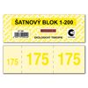 Obrázek z Šatnové bloky Baloušek 135 x 47 mm / 1-200 / 8 odstínů barev / ET295