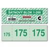 Obrázek z Šatnové bloky Baloušek 135 x 47 mm / 1-200 / 8 odstínů barev / ET295