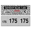 Obrázek z Šatnové bloky Baloušek 135 x 47 mm / 1-200 / 8 odstínů barev / ET295