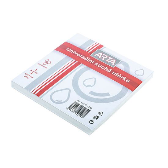 Obrázek z Mikroaktivní suchá utěrka ARTA - 15 x 15 cm / 40 ks