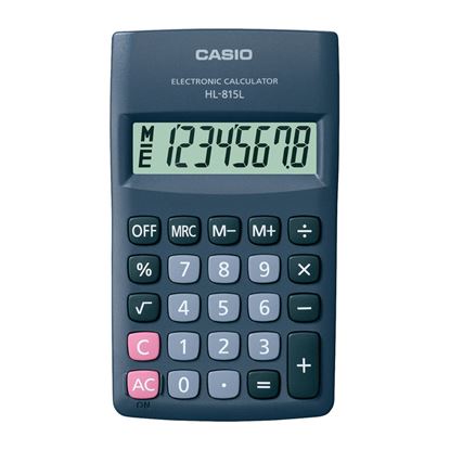 Obrázek Kalkulačka Casio HL815L kapesní displej 8 míst