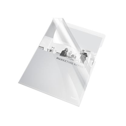 Obrázek Zakládací obal A4 silný - tvar L / čirá 25 ks