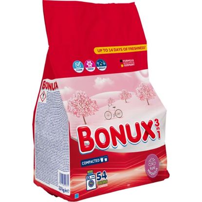 Obrázek Prací prášek Bonux Color Pure Magnolia 3v1 - 54 PD / 3,51 kg
