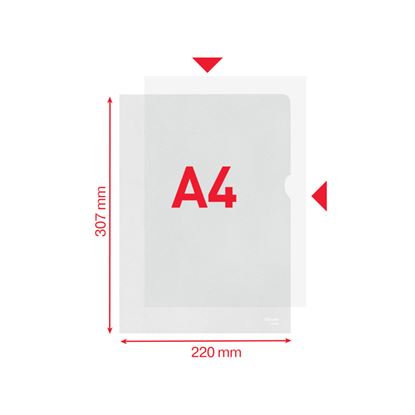 Obrázek Zakládací obal tvar L - A4 matný / 115 my / 10 ks