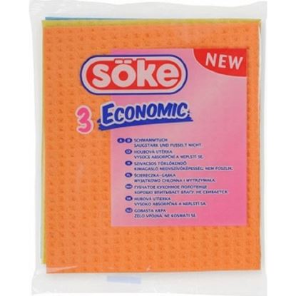 Obrázek Utěrka na nádobí SÖKE - houbová / 3 ks