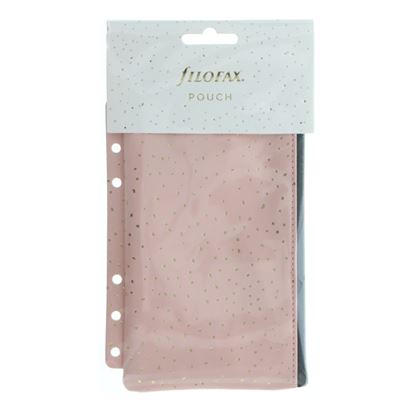 Obrázek Náplň Multi Filofax Confetti osobní A5 penál na zip / Rose Quartz