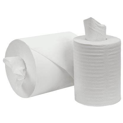 Obrázek Papírové ručníky v rolích - Trendy super bílé maxi / 110 m